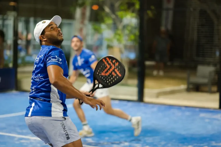 Portada de la segunda jornada de la Padel League by Heineken, pareja de Aldo Bierd y Maximiliano Pichardo